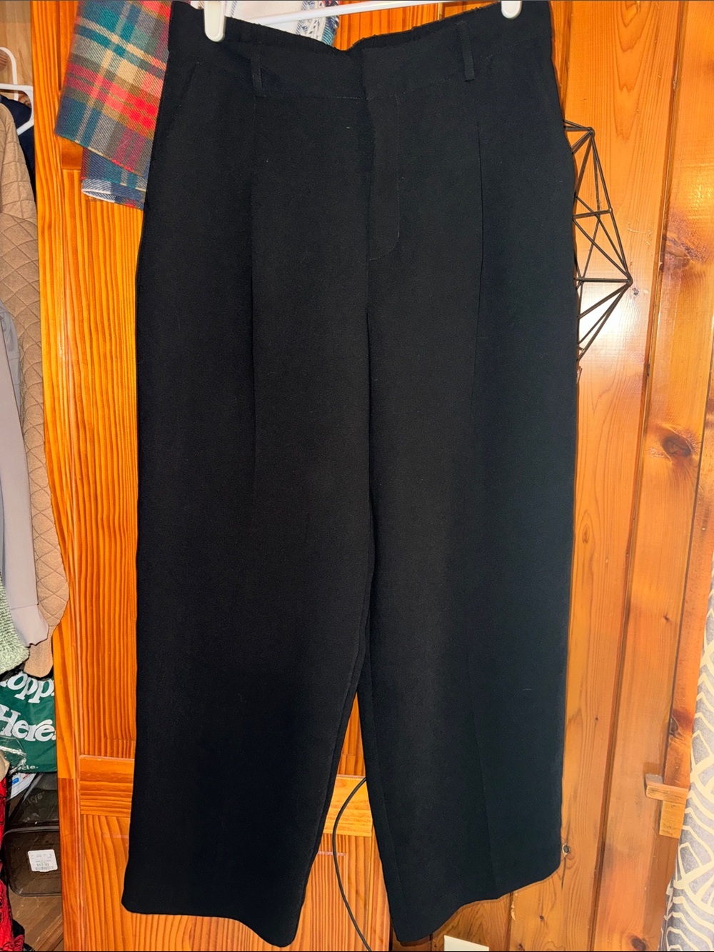 a new day Black Wide-Leg Dress Trousers